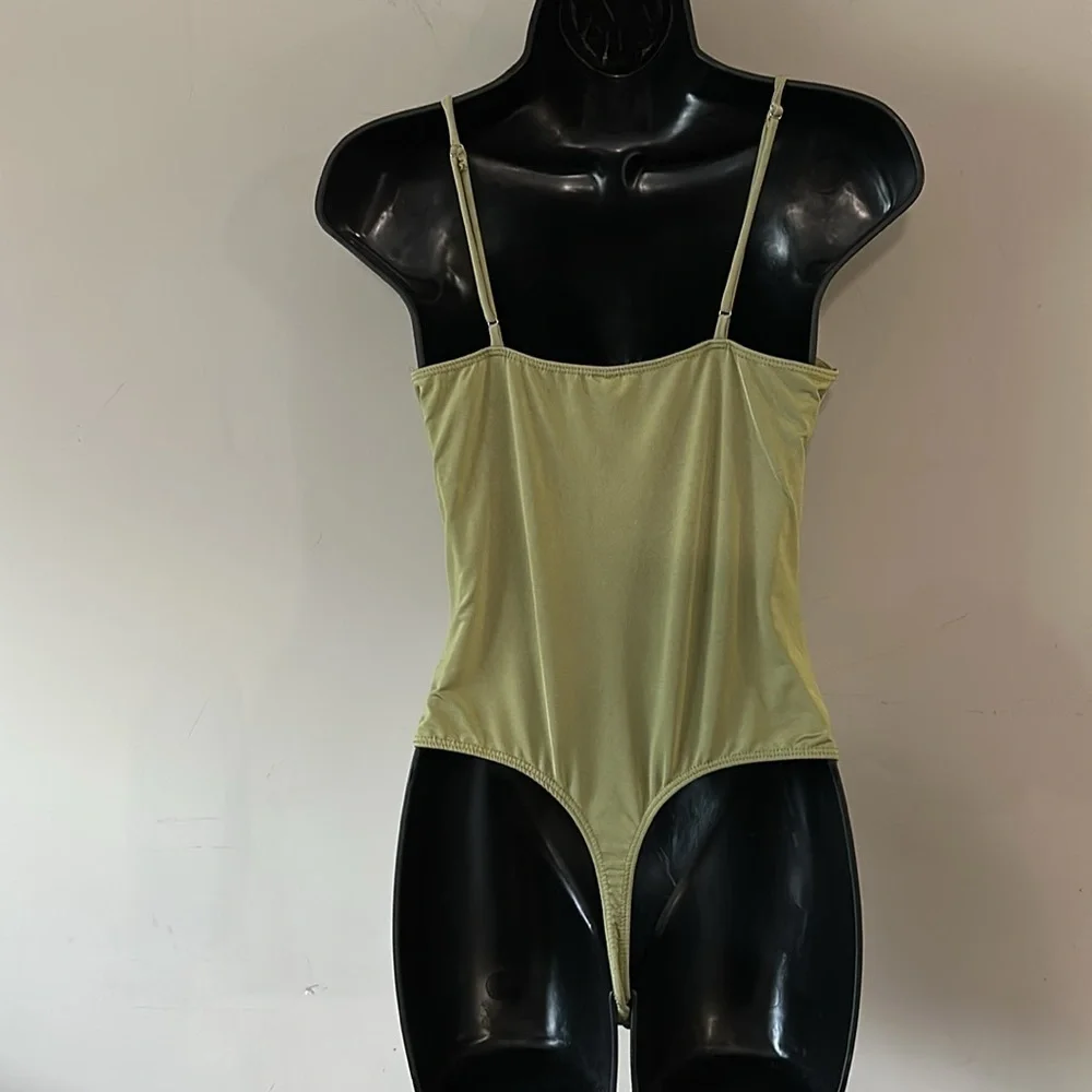 Out From Under x URBAN OUTFITTERS Women's Green Bodysuit moss green medium - Picture 5 of 10